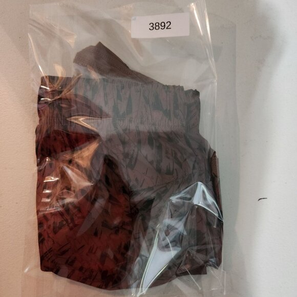 Athletic Works Womens Abstract Print Running Shorts Size Large Brown Black - Picture 14 of 14